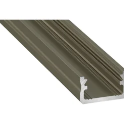 LED-asennusprofiili Lumines A, 16x9.28x2020mm, anodisoitu alumiini