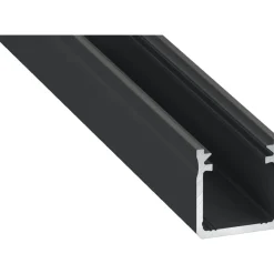 LED-asennusprofiili Lumines Y, 17x18x2020mm, anodisoitu inox