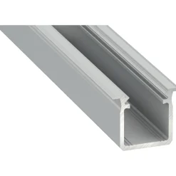 LED-asennusprofiili Lumines Uppo G, 22x18x2020mm, anodisoitu alumiini