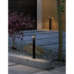 LED-Aurinkokennopollarivalaisin Paulmann Solar Ryse 5W liiketunnistin antrasiitti