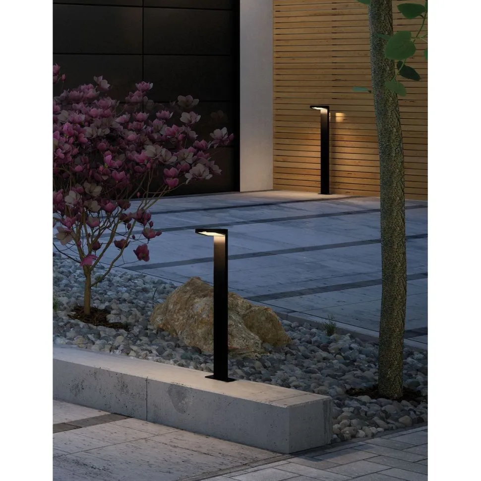 LED-Aurinkokennopollarivalaisin Paulmann Solar Ryse 5W liiketunnistin antrasiitti