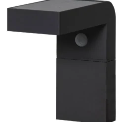 LED-aurinkokennoseinävalaisin Eglo Baracconi, liiketunnistin, musta