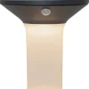 LED-aurinkokennoseinävalaisin Eglo Corbezzola, liiketunnistin, musta