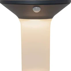 LED-aurinkokennoseinävalaisin Eglo Corbezzola, liiketunnistin, musta