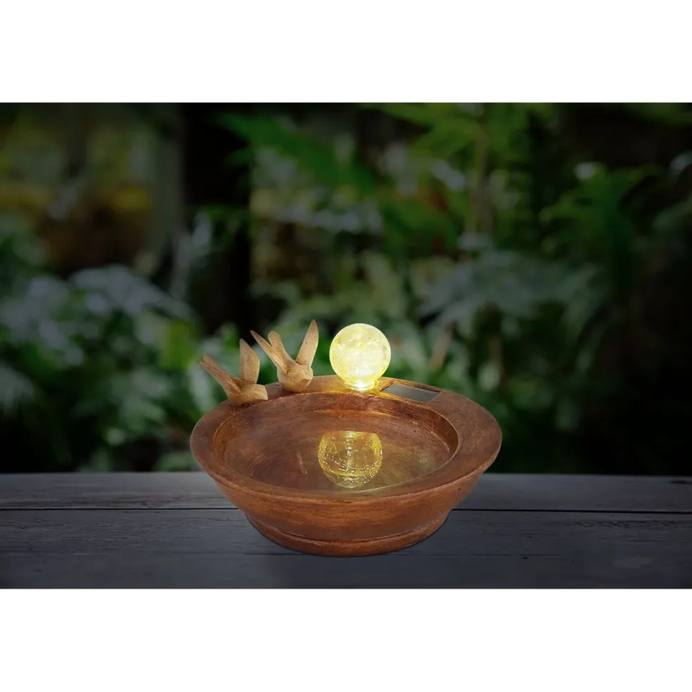 LED-aurinkokennovalaisin Globo Linnut