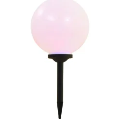 Led-aurinkokennovalaisin 4kpl väriä vaihtava pyöreä 30cm rgb