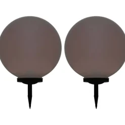 Led-aurinkokennovalaisin 2kpl väriä vaihtava pyöreä 50cm rgb