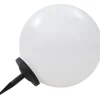 Led-aurinkokennovalaisin väriä vaihtava pyöreä 50 cm rgb