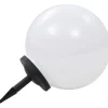 Led-aurinkokennovalaisin väriä vaihtava pyöreä 40 cm rgb