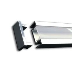 LED-boordilista Euroshrink 301A, alumiini, 23mm x 2.5m, mattahopea