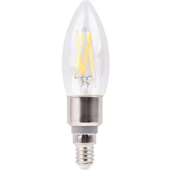 LED-filamenttilamppu Emax Smart Home WIFI C35/E14 5,5 W 500 lm CCT 2700-6500 K himmennettävä
