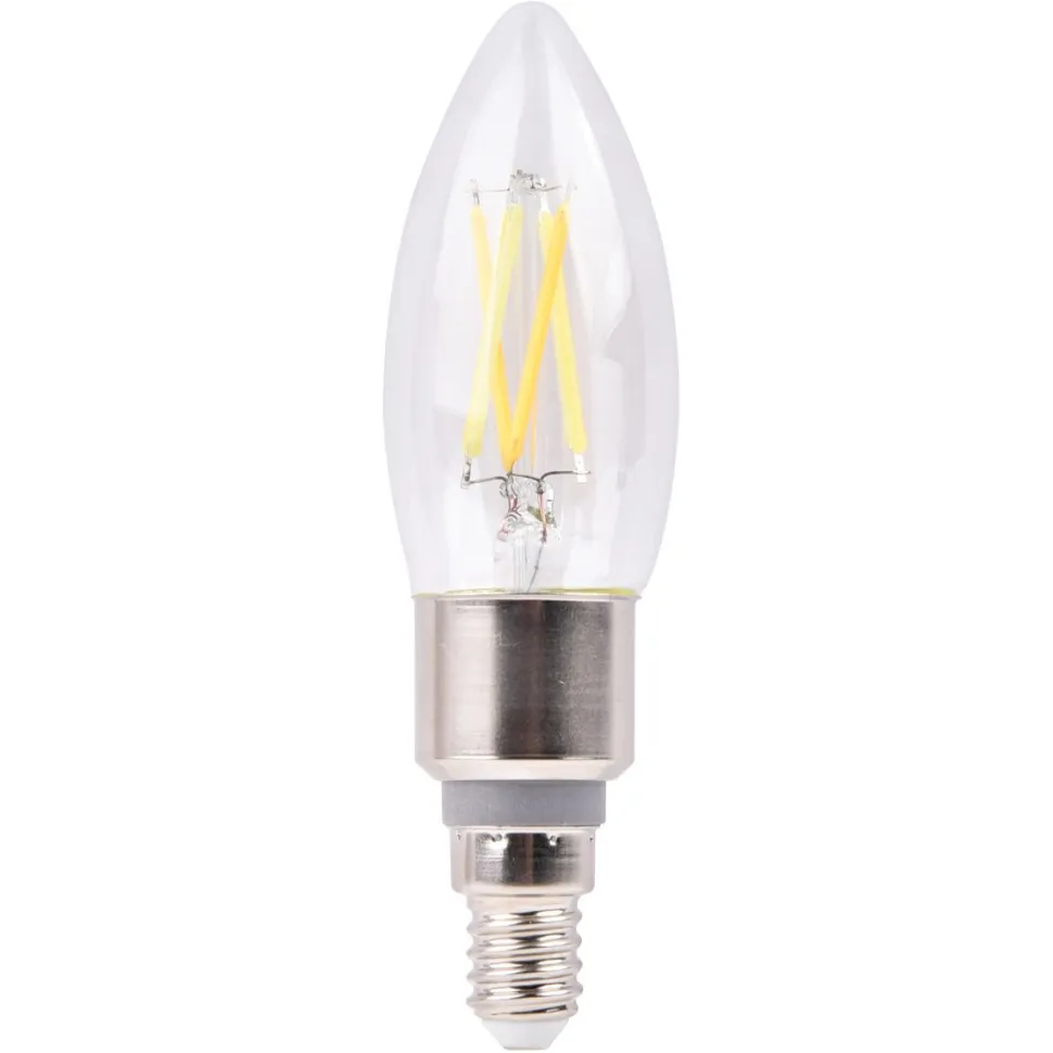 LED-filamenttilamppu Emax Smart Home WIFI C35/E14 5,5 W 500 lm CCT 2700-6500 K himmennettävä