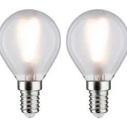 LED-filamenttilamppu Paulmann Drop, E14, 250lm, 3W, 2700K, matta, 2kpl