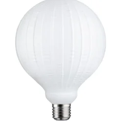 LED-filamenttilamppu Paulmann Lampion Globe, G125, E27, 400lm, 4.3W, 3000K, himmennettävä, valkoinen kuvio