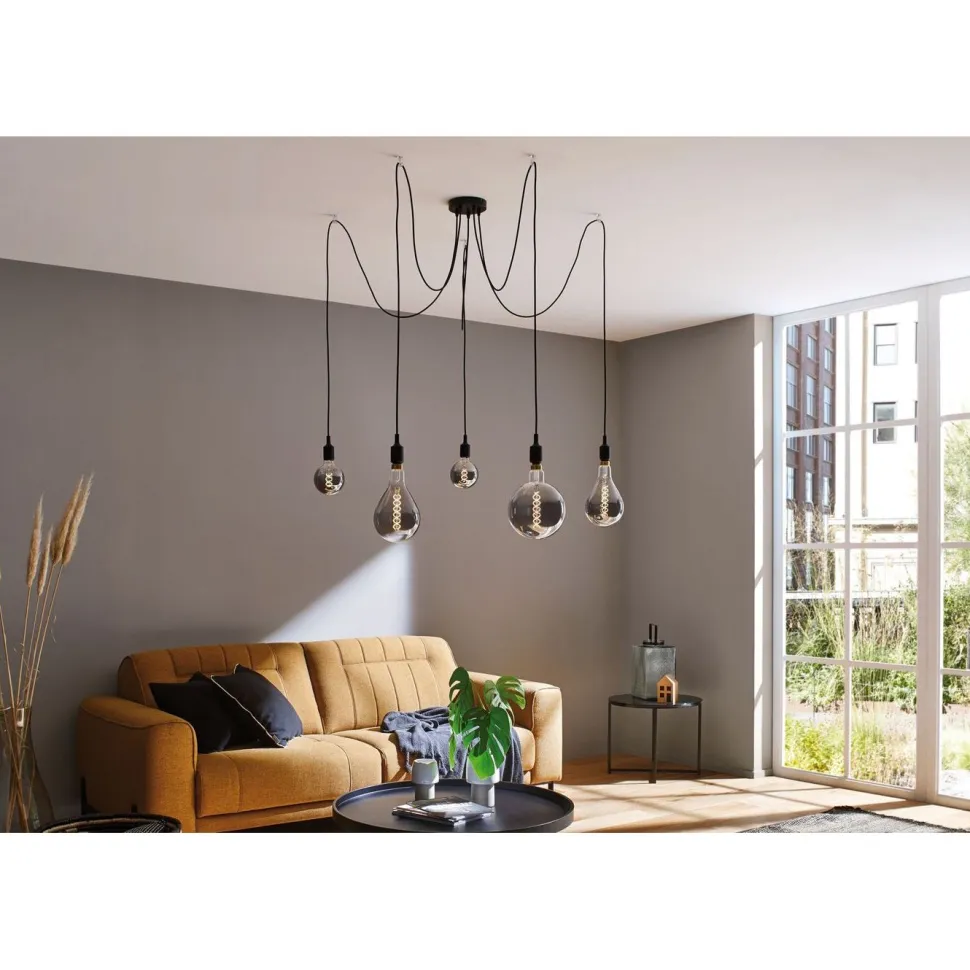 LED-filamenttilamppu Paulmann 1879 Edition BigGlobe, E27, 200lm, 7W, 1800K, himmennettävä, savulasi