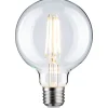 LED-filamenttilamppu Paulmann Globe, G95, E27, 806lm, 7.5W, 2700K, himmennettävä, kirkas