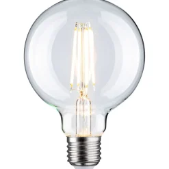 LED-filamenttilamppu Paulmann Globe, G95, E27, 806lm, 7.5W, 2700K, himmennettävä, kirkas