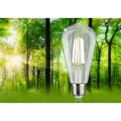 LED-filamenttilamppu Paulmann Eco-Line Corn, ST64, E27, 840lm, 4W, 4000K, kirkas