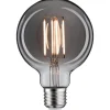 LED-filamenttilamppu Paulmann 1879 Edition Globe, G95, E27, 360lm, 8W, 1800K, himmennettävä, savulasi