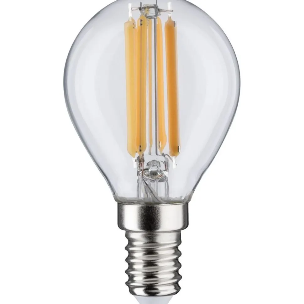 LED-filamenttilamppu Paulmann Drop, E14, 806lm, 6.5W, 2700K, kirkas