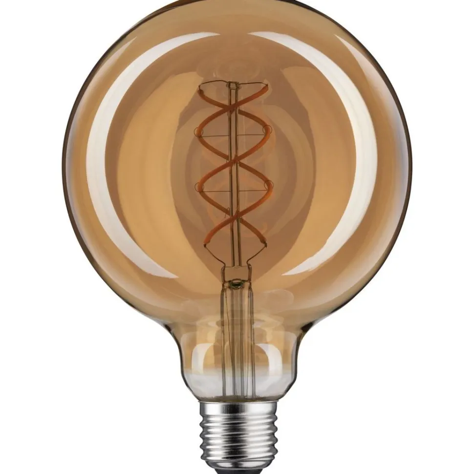 LED-filamenttilamppu Paulmann 1879 Edition Globe, G125, E27, 230lm, 4W, 1800K, himmennettävä, kulta