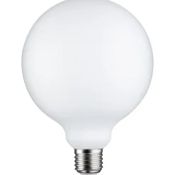 LED-filamenttilamppu Paulmann Lampion Globe, G125, E27, 400lm, 4.3W, 3000K, himmennettävä, valkoinen