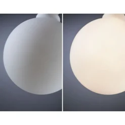LED-filamenttilamppu Paulmann Lampion Globe, G125, E27, 400lm, 4.3W, 3000K, himmennettävä, valkoinen