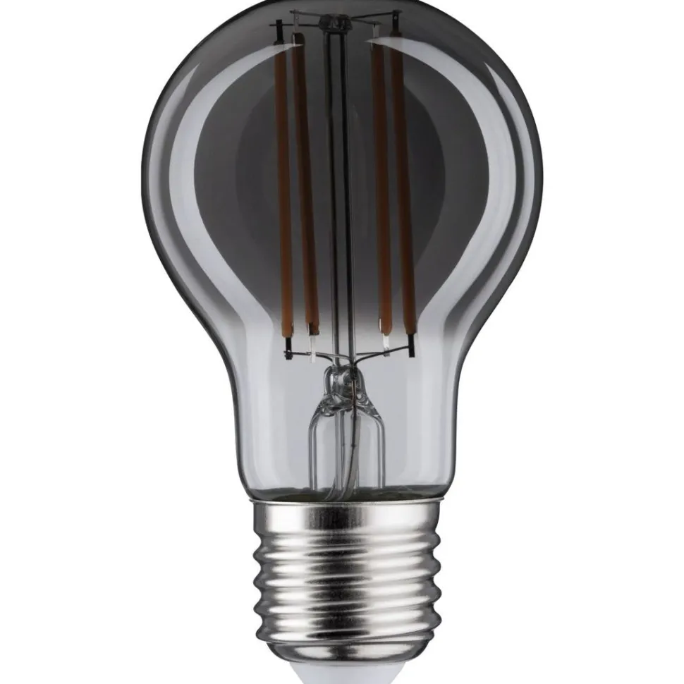 LED-filamenttilamppu Paulmann 1879 Edition Pear, E27, 350lm, 7.5W, 1800K, himmennettävä, savulasi