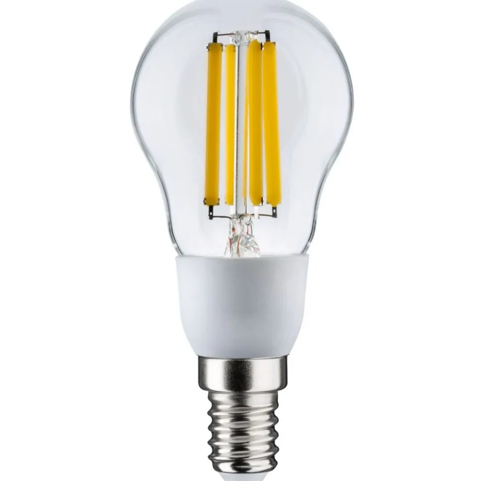 LED-filamenttilamppu Paulmann Eco-Line Drop, E14, 100mm, 525lm, 2.5W, 3000K, kirkas