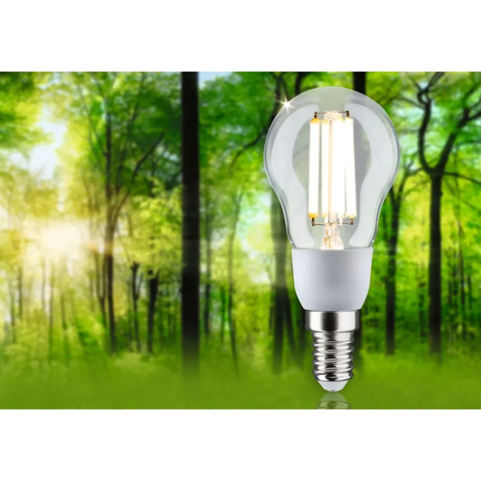 LED-filamenttilamppu Paulmann Eco-Line Drop, E14, 100mm, 525lm, 2.5W, 3000K, kirkas