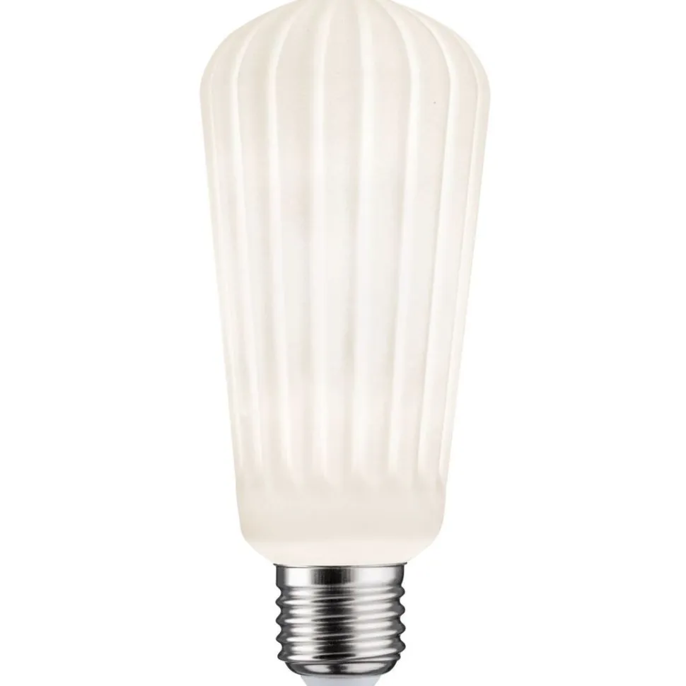 LED-filamenttilamppu Paulmann Lampion Corn, ST64, E27, 400lm, 4.3W, 3000K, himmennettävä, valkoinen