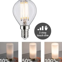 LED-filamenttilamppu Paulmann Drop, E14, 432lm, 5W, 2700K, himmennettävä, kirkas