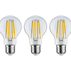 LED-filamenttilamppu Paulmann Eco-Line Pear, E27, 840lm, 4W, 3000K, kirkas, 3kpl