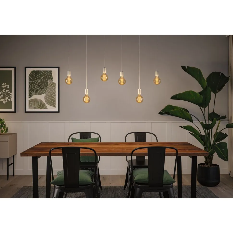 LED-filamenttilamppu Paulmann Rustic Shine Globe, I-muoto, 230V, 300lm, 4,2W, 1800K, himmennettä, kulta
