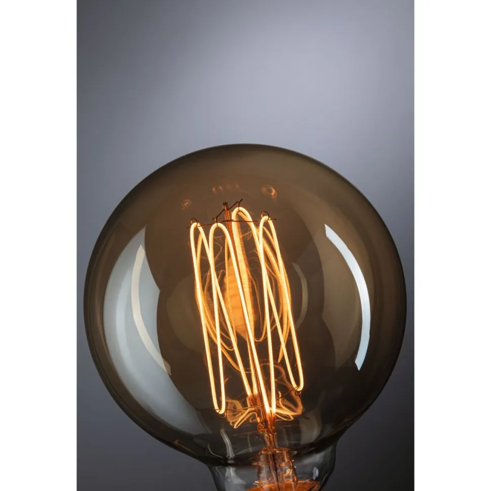 LED-filamenttilamppu Paulmann Rustic Shine Globe, I-muoto, 230V, 300lm, 4,2W, 1800K, himmennettä, kulta