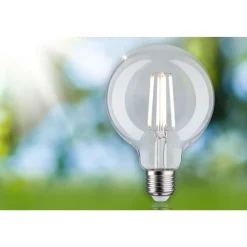 LED-filamenttilamppu Paulmann Eco-Line Globe, G95, E27, 840lm, 4W, 4000K, kirkas