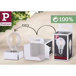 LED-filamenttilamppu Paulmann Eco-Line Corn, 230V, ST64, E27, 806lm, 4.3W, 3000K, himmennettävä, kirkas