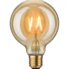 LED-filamenttilamppu Paulmann Globe, G95, E27, 170lm, 2.7W, 1700K, kulta