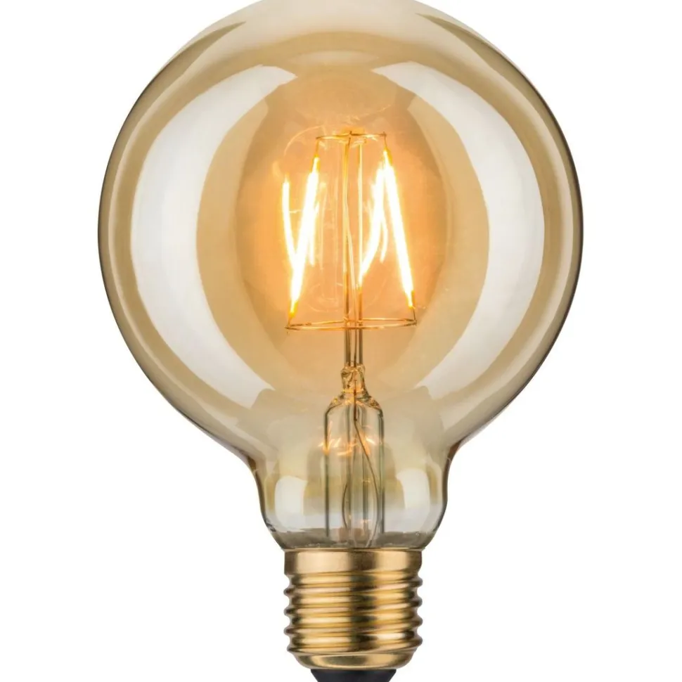 LED-filamenttilamppu Paulmann Globe, G95, E27, 170lm, 2.7W, 1700K, kulta