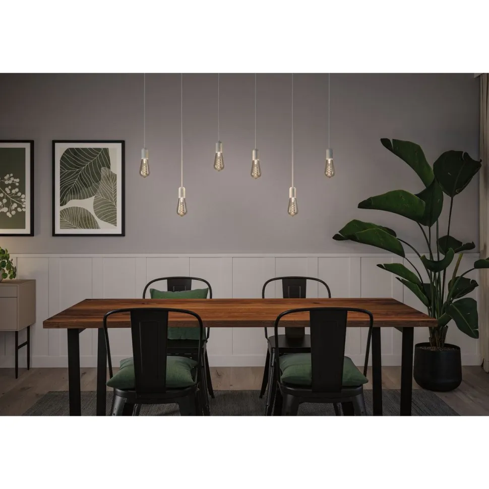 LED-filamenttilamppu Paulmann Rustic Shine Corn, S-muoto, 230V, 170lm, 4.2W, 1800K, himmennettä, savulasi