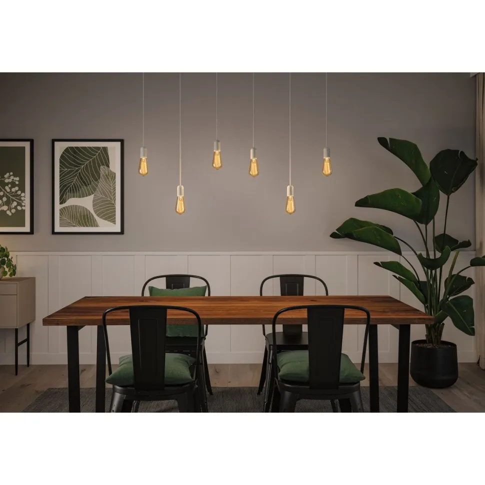LED-filamenttilamppu Paulmann Rustic Shine Corn, I-muoto, 230V, 300lm, 4.2W, 1800K, himmennettä, kulta