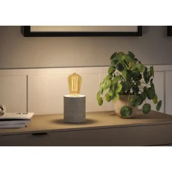 LED-filamenttilamppu Paulmann Rustic Shine Corn, I-muoto, 230V, 300lm, 4.2W, 1800K, himmennettä, kulta
