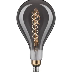 LED-filamenttilamppu Paulmann 1879 Edition BigDrop, E27, 200lm, 7W, 1800K, himmennettävä, savulasi
