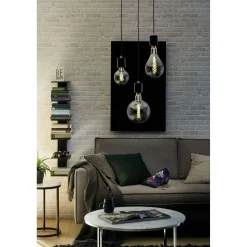 LED-filamenttilamppu Paulmann 1879 Edition BigDrop, E27, 200lm, 7W, 1800K, himmennettävä, savulasi