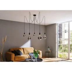 LED-filamenttilamppu Paulmann 1879 Edition BigDrop, E27, 200lm, 7W, 1800K, himmennettävä, savulasi