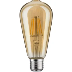 LED-filamenttilamppu Paulmann Corn Rustika, E27, 480lm, 6W, 1700K, himmennettävä, kulta