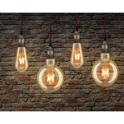 LED-filamenttilamppu Paulmann Corn Rustika, E27, 480lm, 6W, 1700K, himmennettävä, kulta