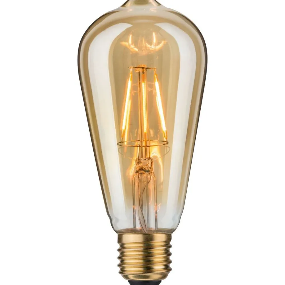 LED-filamenttilamppu Paulmann Corn Rustika, E27, 250lm, 4.4W, 1700K, kulta