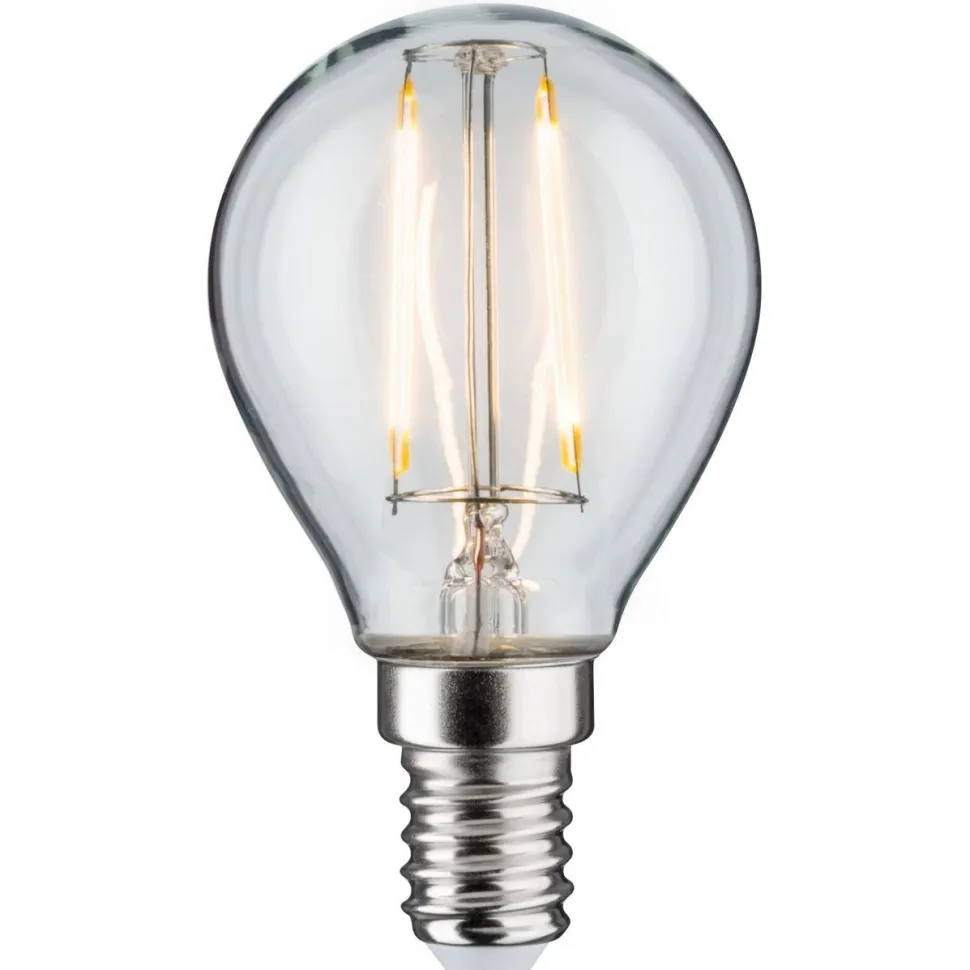 LED-filamenttilamppu Paulmann Drop, E14, 250lm, 2.6W, 2700K, kirkas