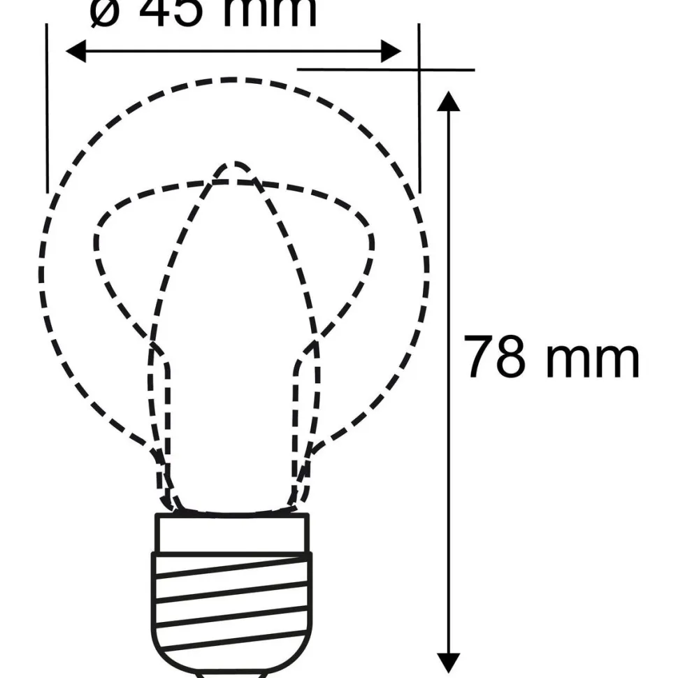 LED-filamenttilamppu Paulmann Drop, E14, 250lm, 2.6W, 2700K, kirkas